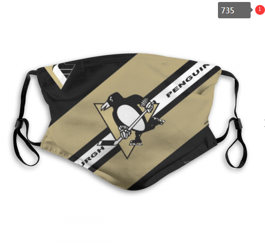 NHL Pittsburgh Penguins Dust mask with filter->nhl dust mask->Sports Accessory